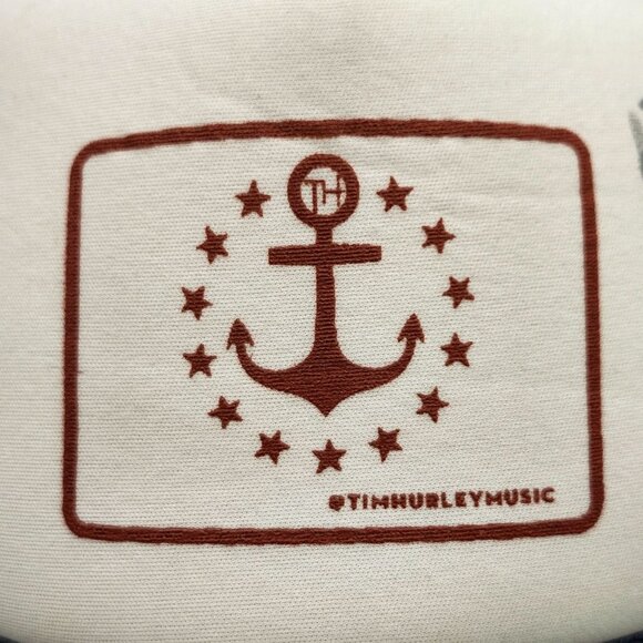 Tim Hurley Music Autographed Anchor Logo Navy White Trucker Hat Country Singer - Picture 4 of 12